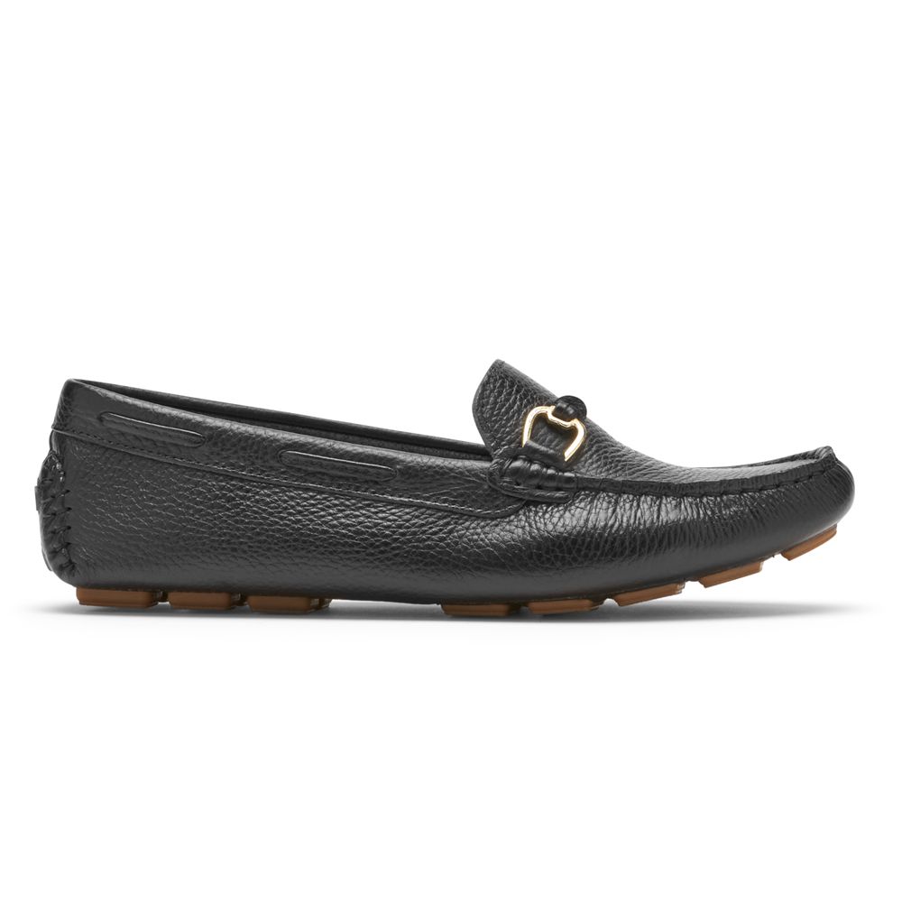 Rockport Canada Bayview Driver - Womens Loafers Black (OKW520643)